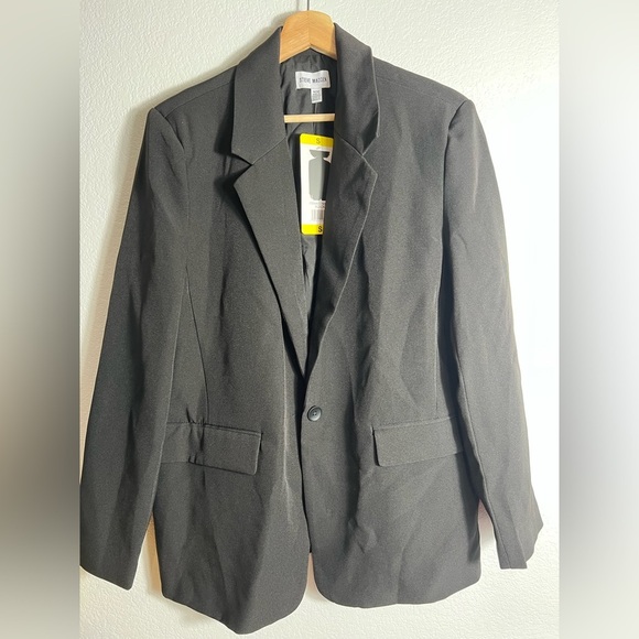 NWT Steve Madden Ladies' Blazer, Black M - Picture 5 of 6